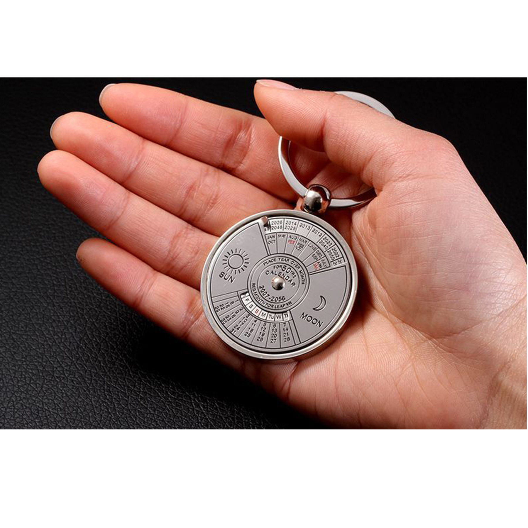 CSZL022 Creative 50 Years Calendar Keychain